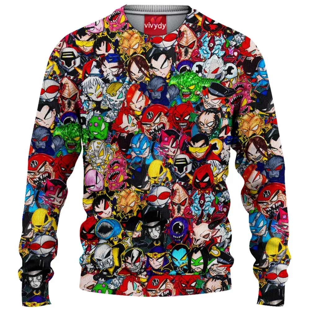 Comic Villains Knitted Sweater