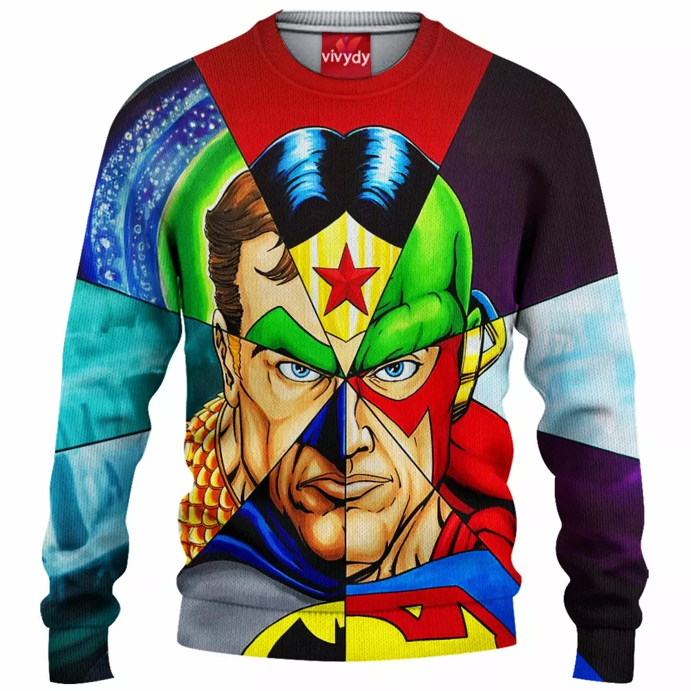 Justice League Knitted Sweater