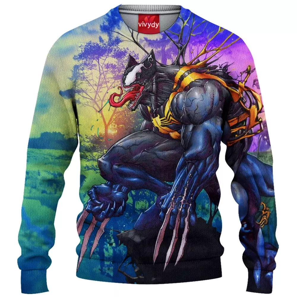 Venom x Wolverine Knitted Sweater