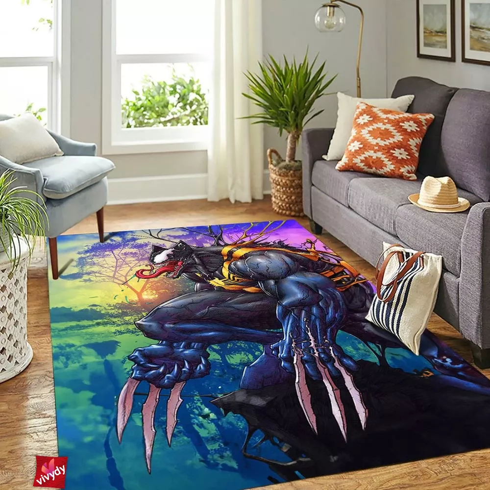 Venom x Wolverine Rectangle Rug