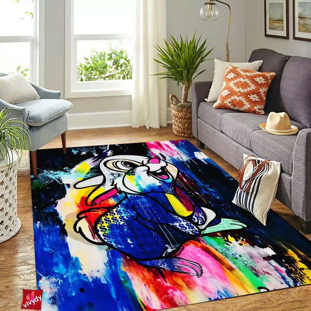 Animated Thumper Rectangle Rug