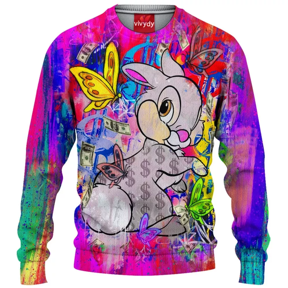 Animated Thumper Knitted Sweater