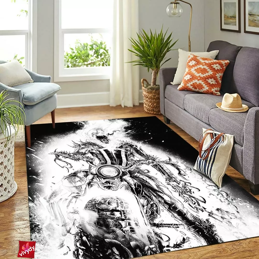 Ghost Rider Rectangle Rug