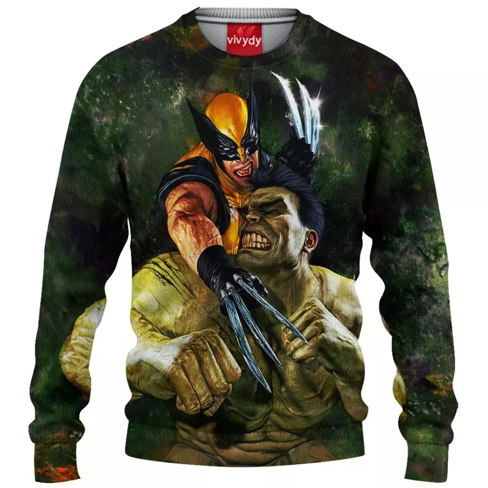 Wolverine Hulk Knitted Sweater