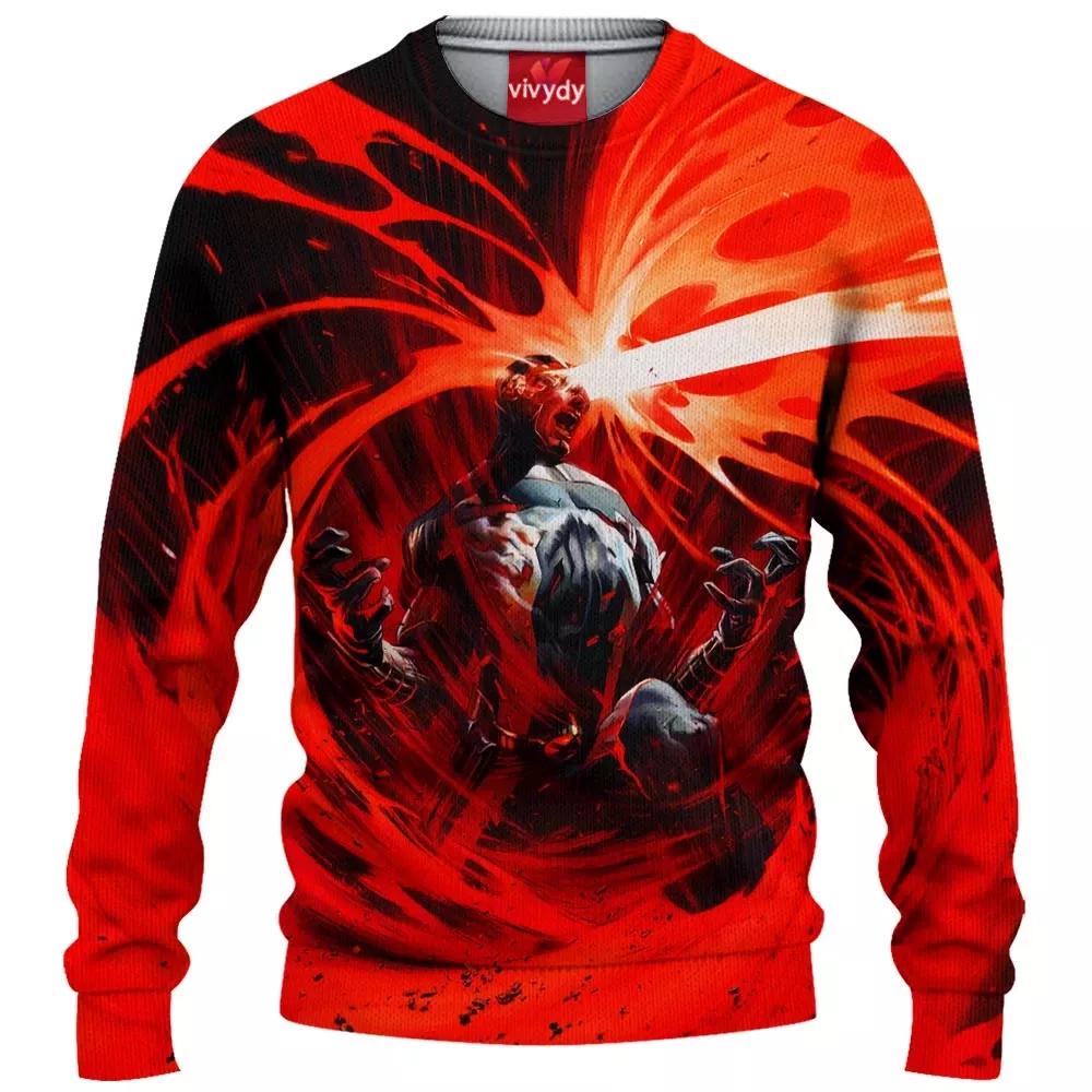 Cyclops X-men Knitted Sweater