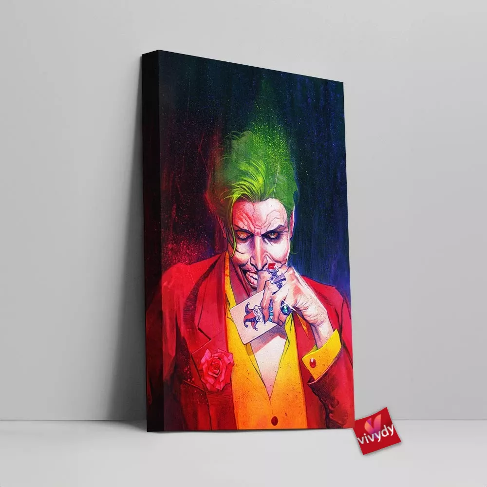 Joker Canvas Wall Art