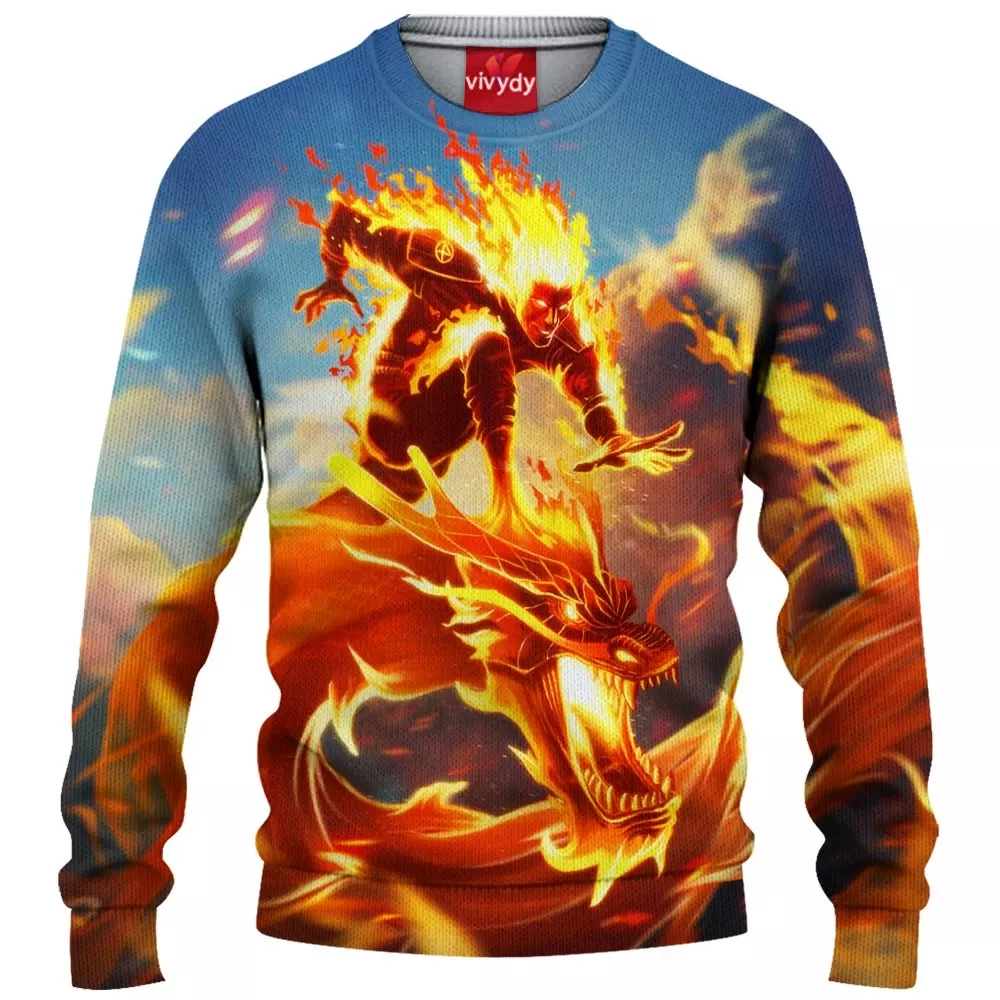 Human Torch Knitted Sweater