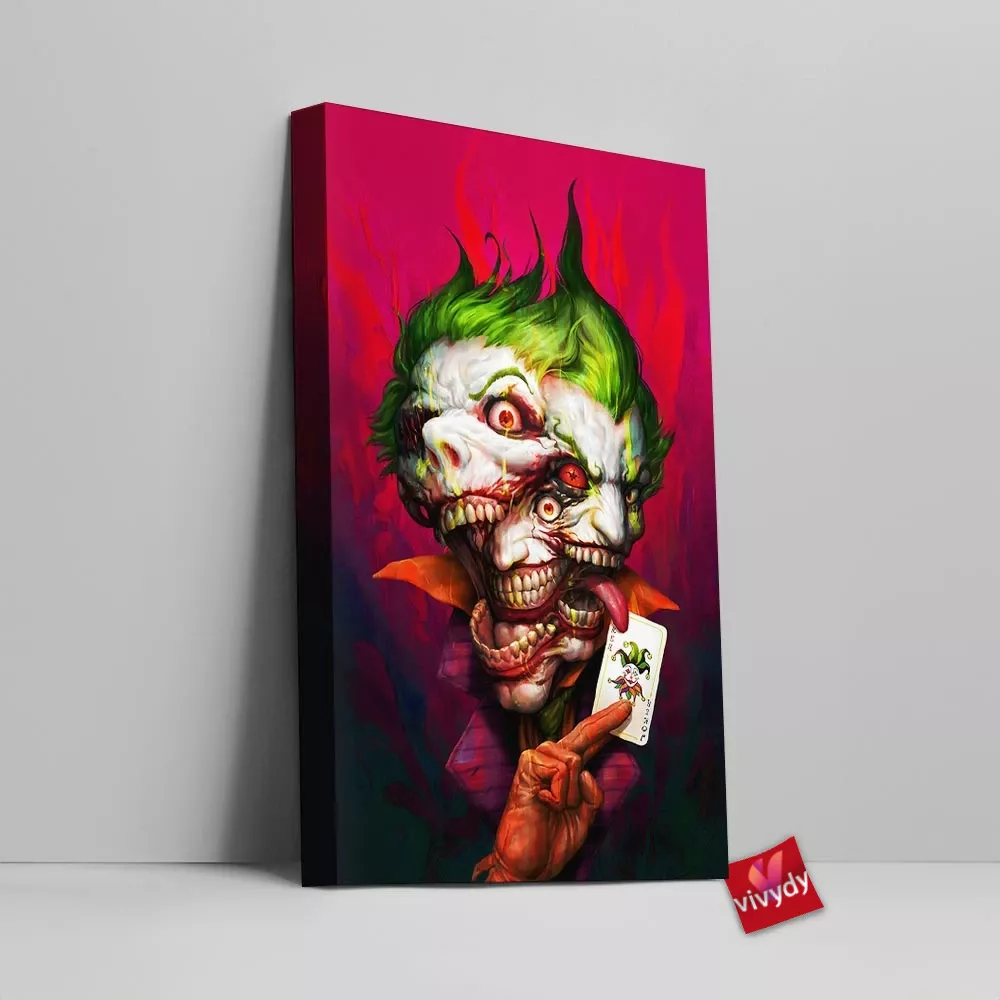 Joker Canvas Wall Art