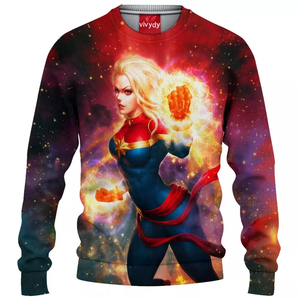 Captain Comic Knitted Sweater