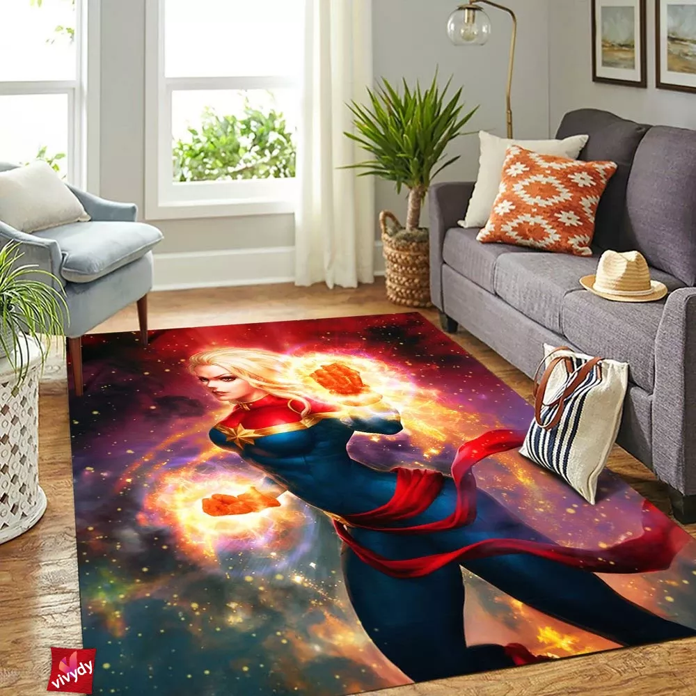 Captain Comic Rectangle Rug