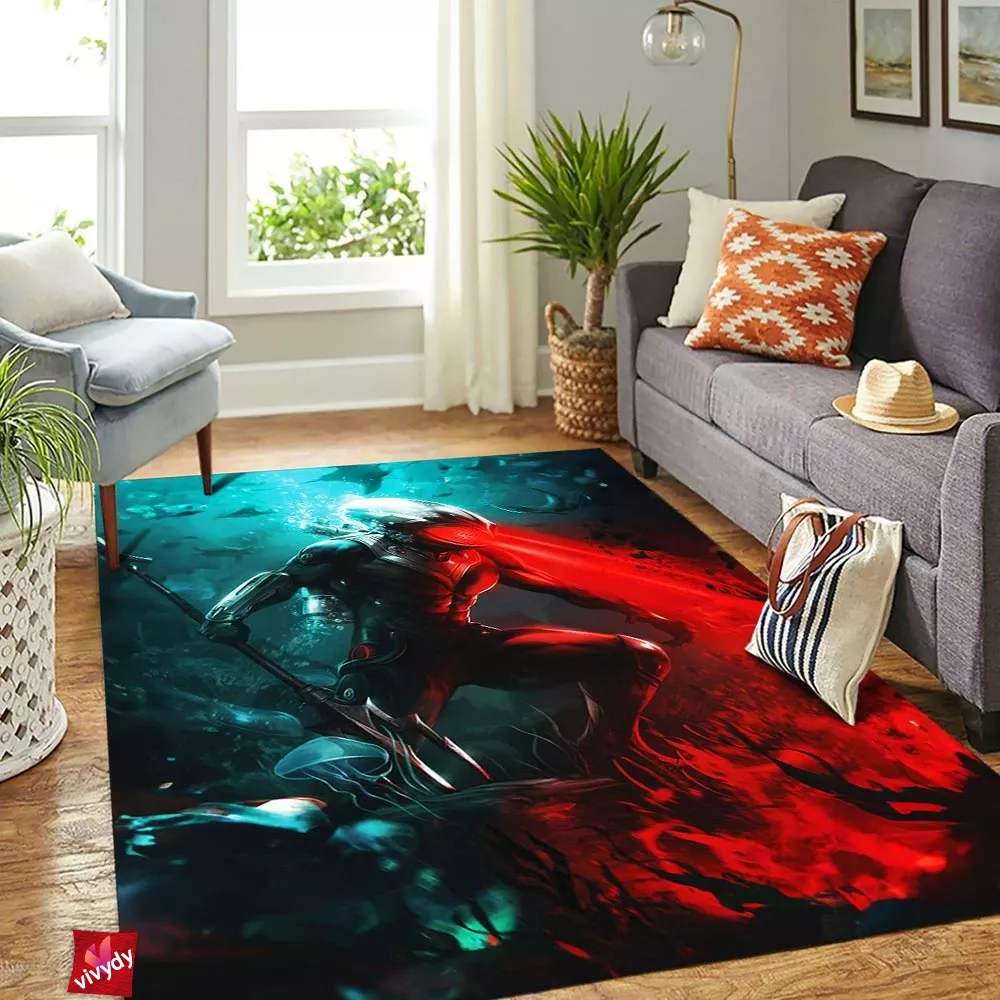 Black Manta Rectangle Rug