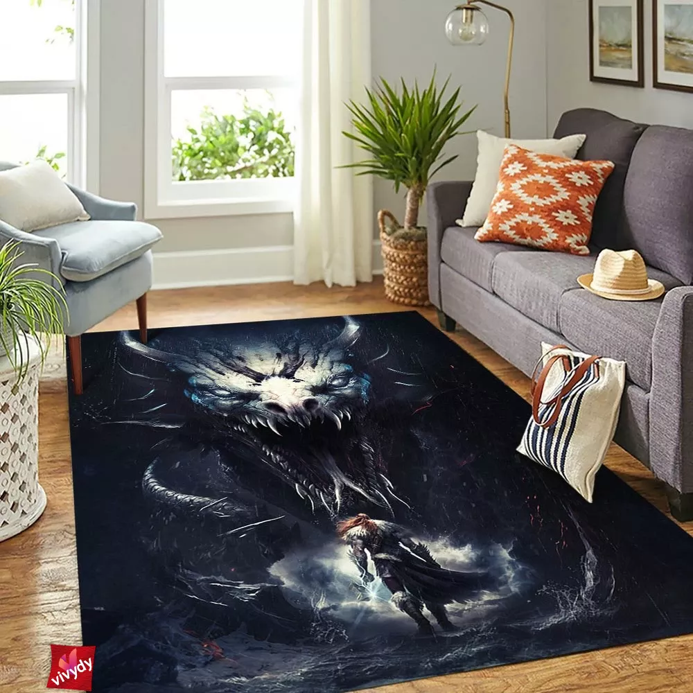 Thor Jormungr Rectangle Rug