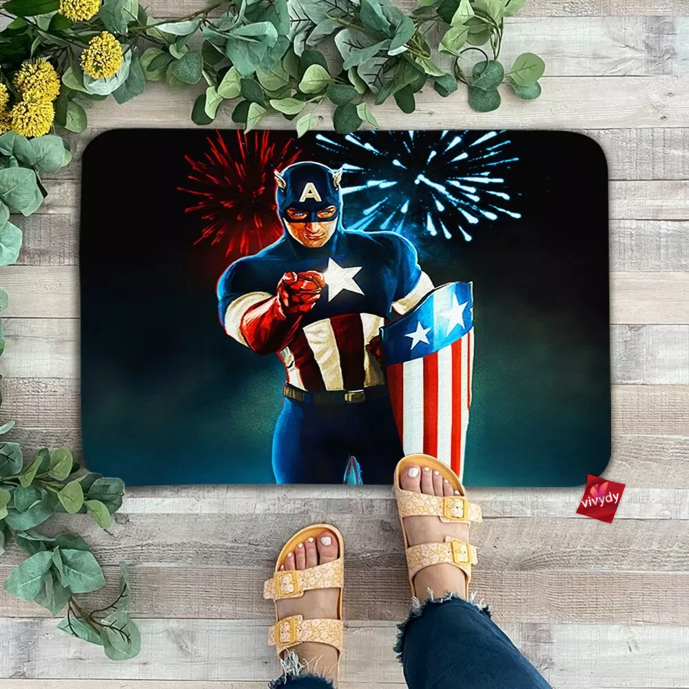 Captain America Doormat