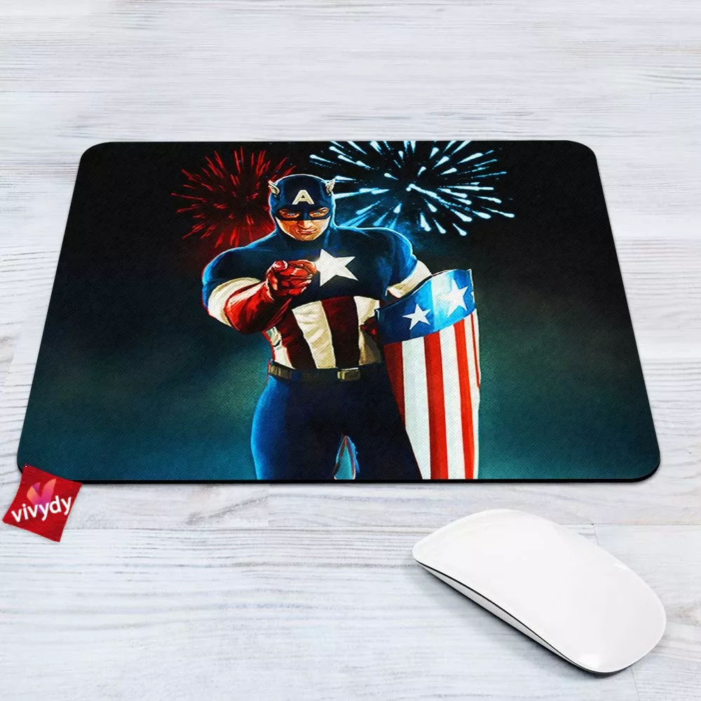 Captain America Mouse Pad