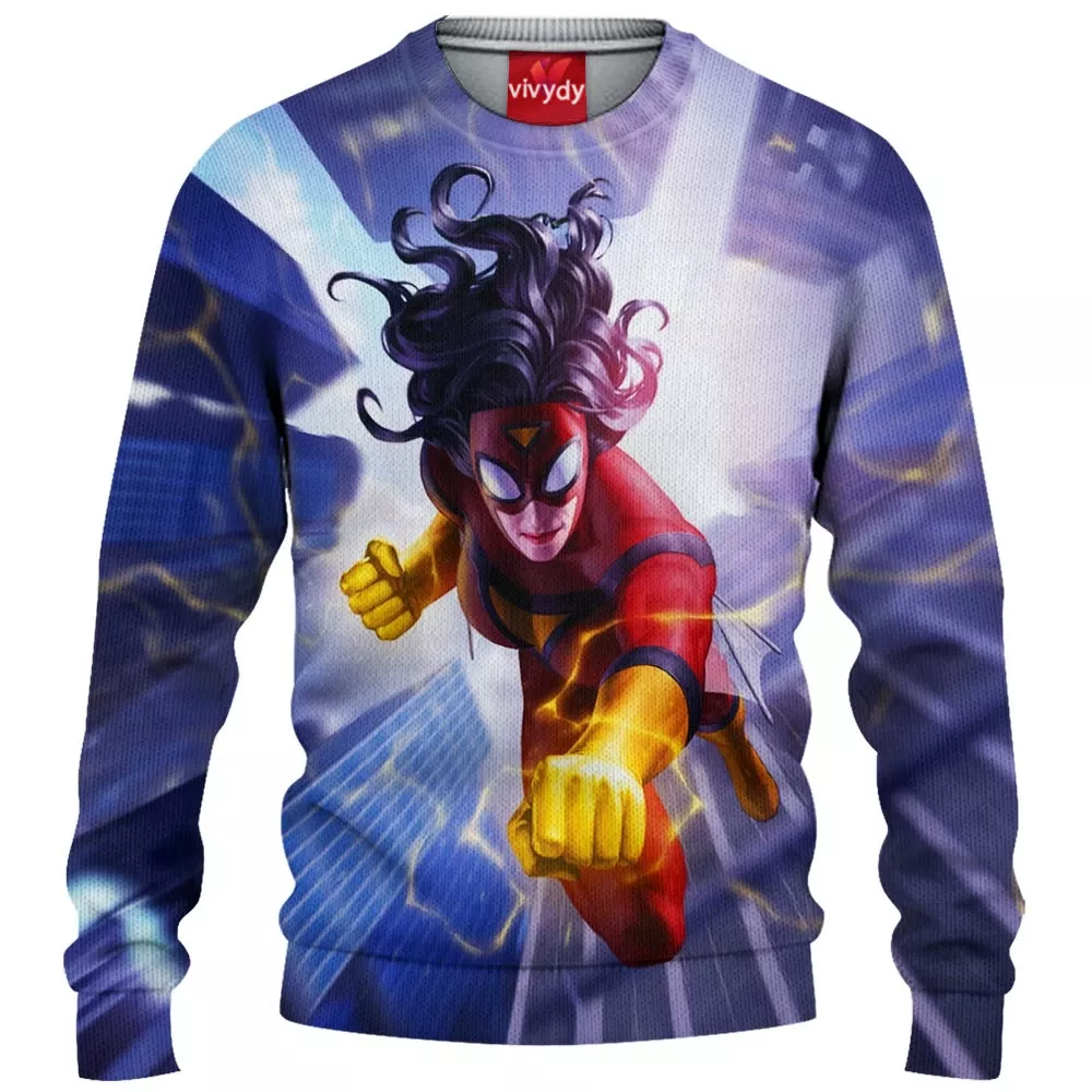 Spider-Woman Knitted Sweater