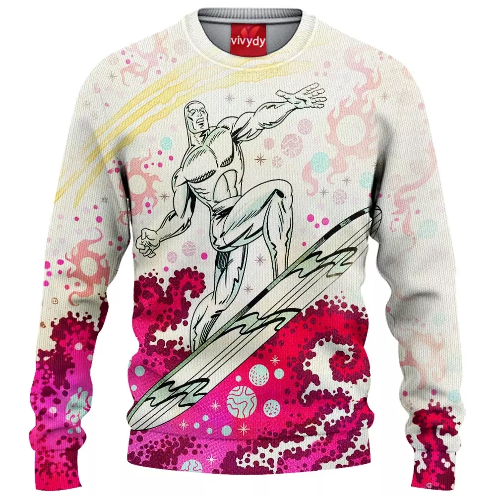 Silver Surfer Knitted Sweater