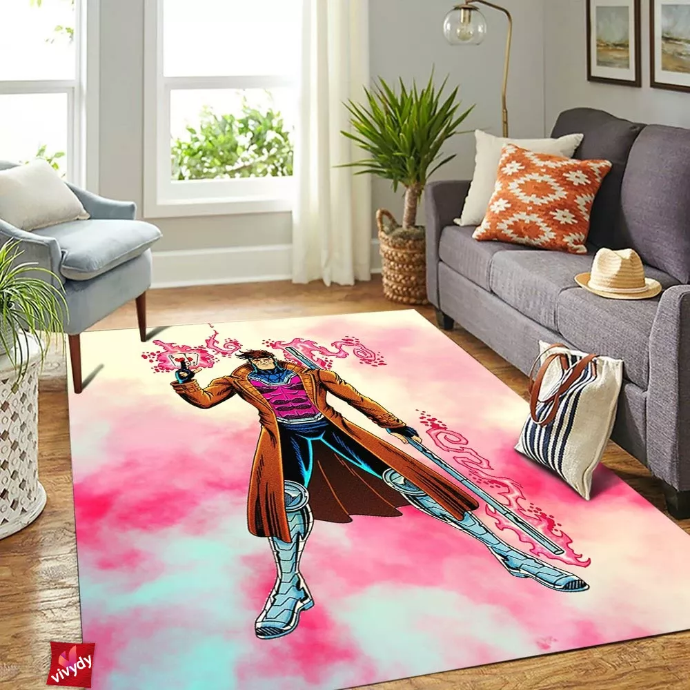 Gambit X-men Rectangle Rug