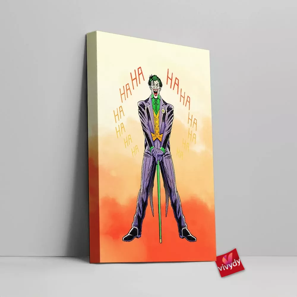 Joker Canvas Wall Art