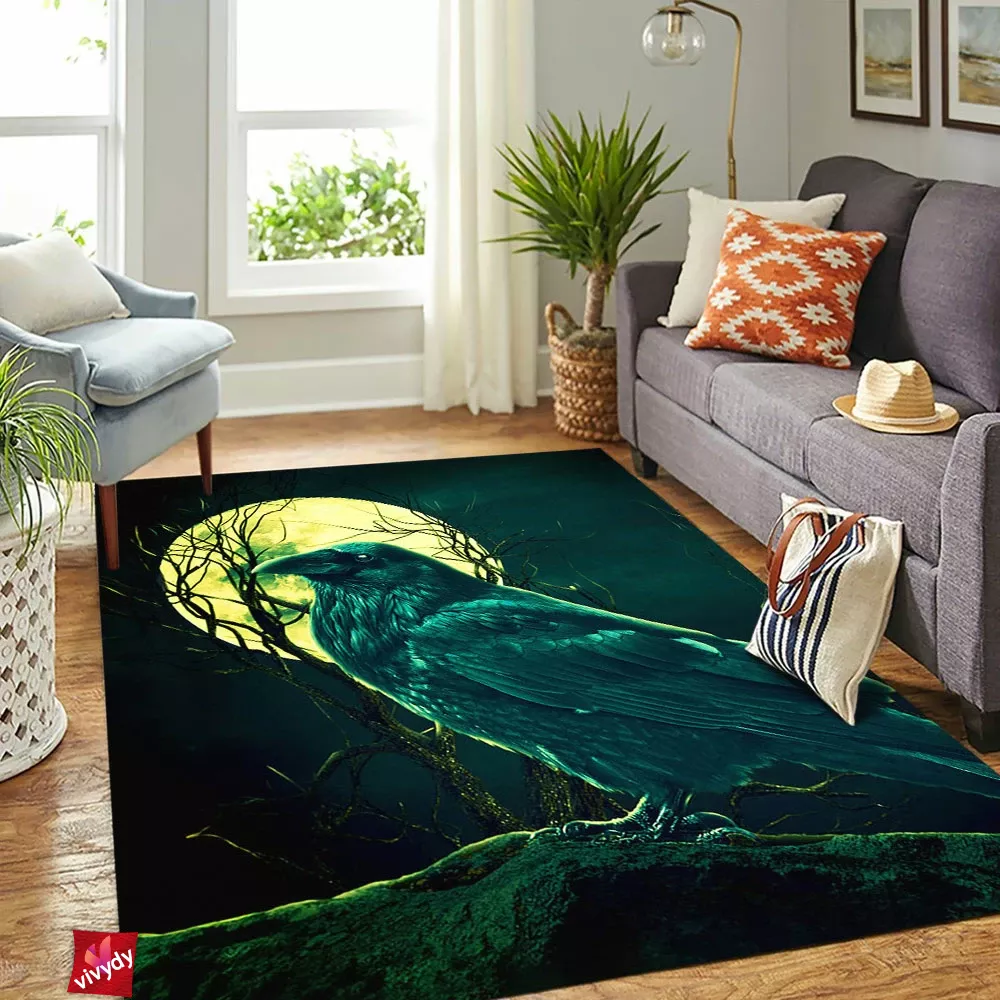 Raven Comic Rectangle Rug