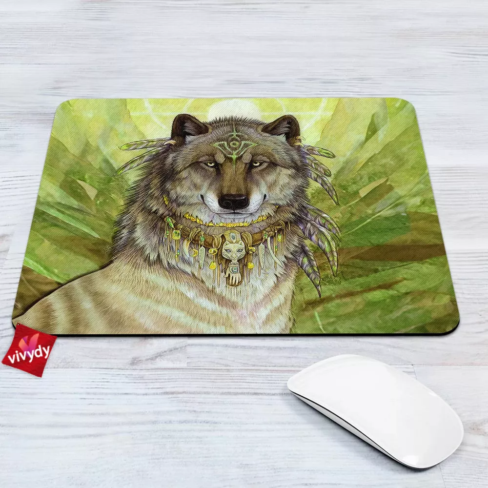 Ancient Wolf Mouse Pad