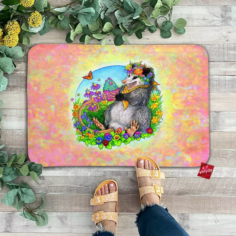 Flower Mouse Doormat