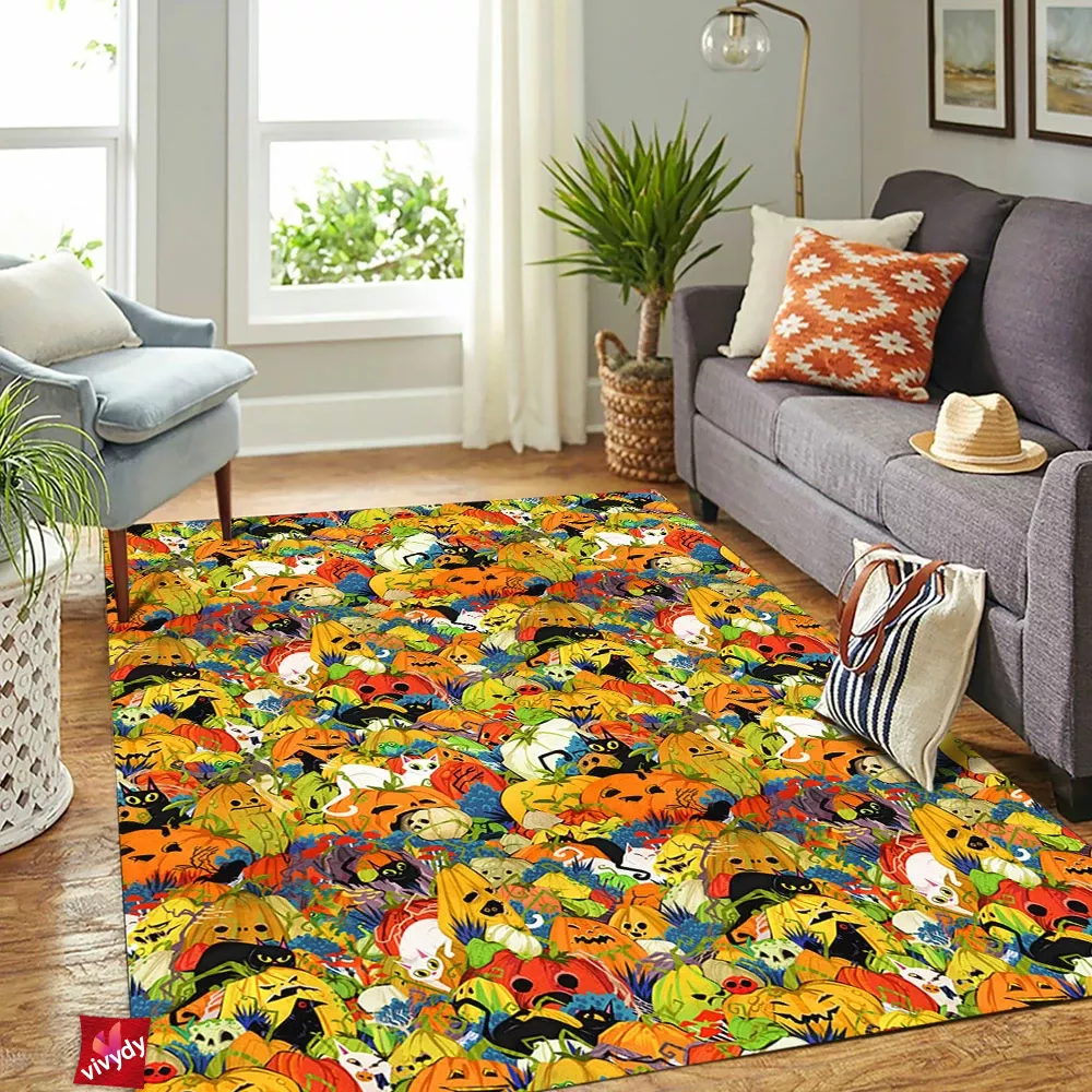 Pumpkin Rectangle Rug