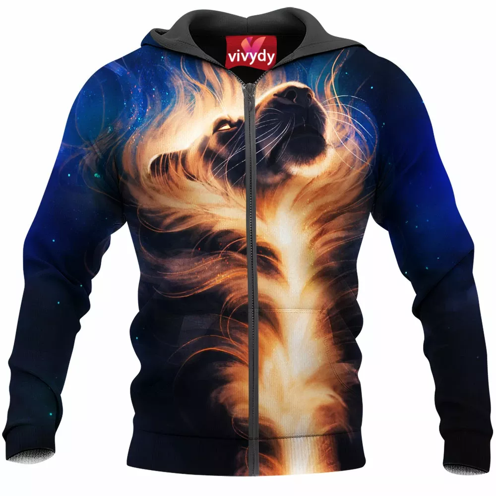 Galaxy Tiger Zip Hoodie