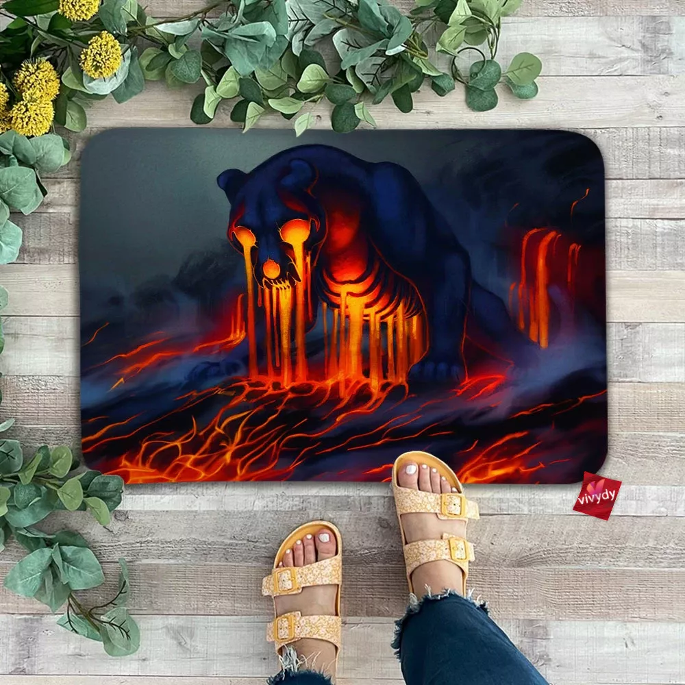 Lava Leopard Doormat