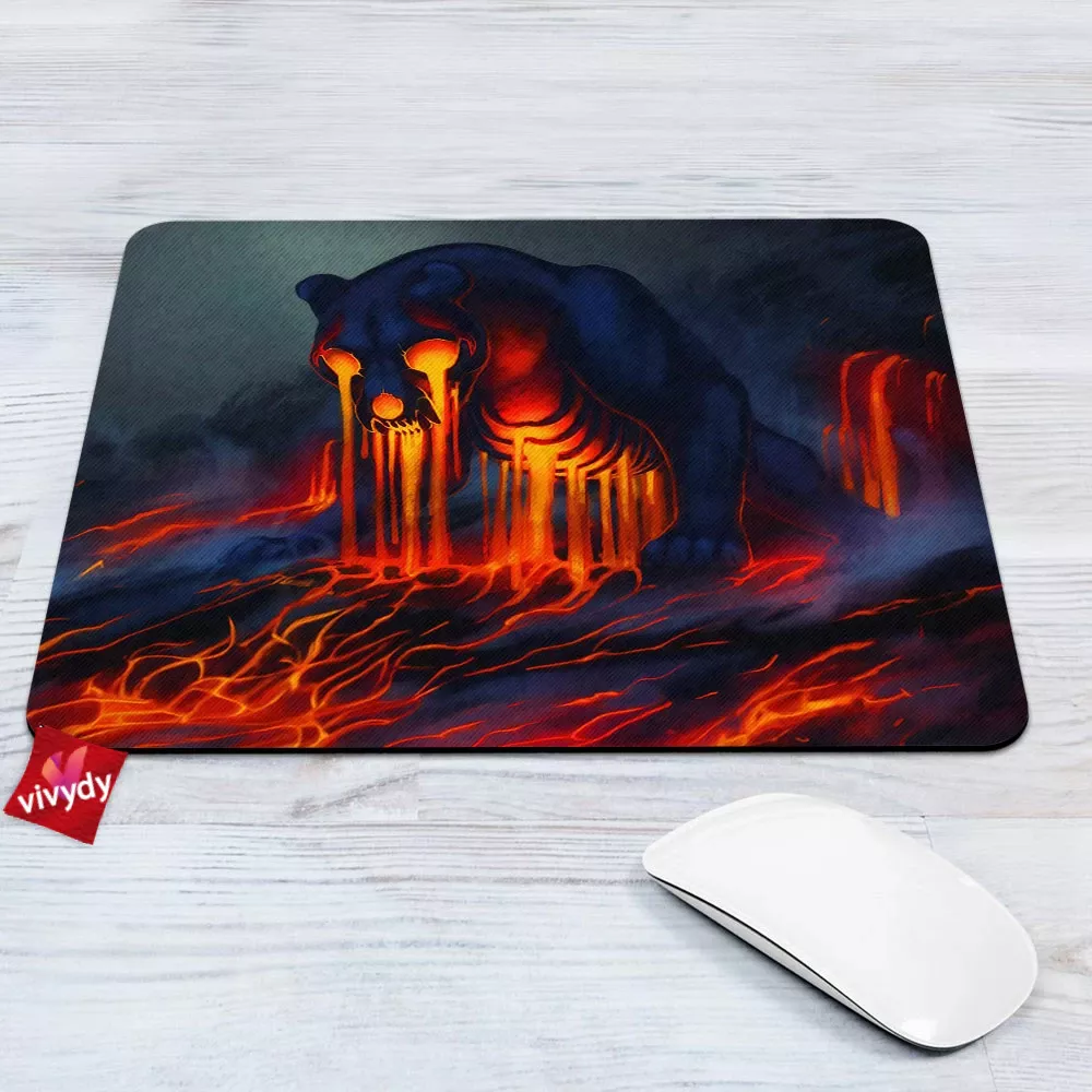 Lava Leopard Mouse Pad