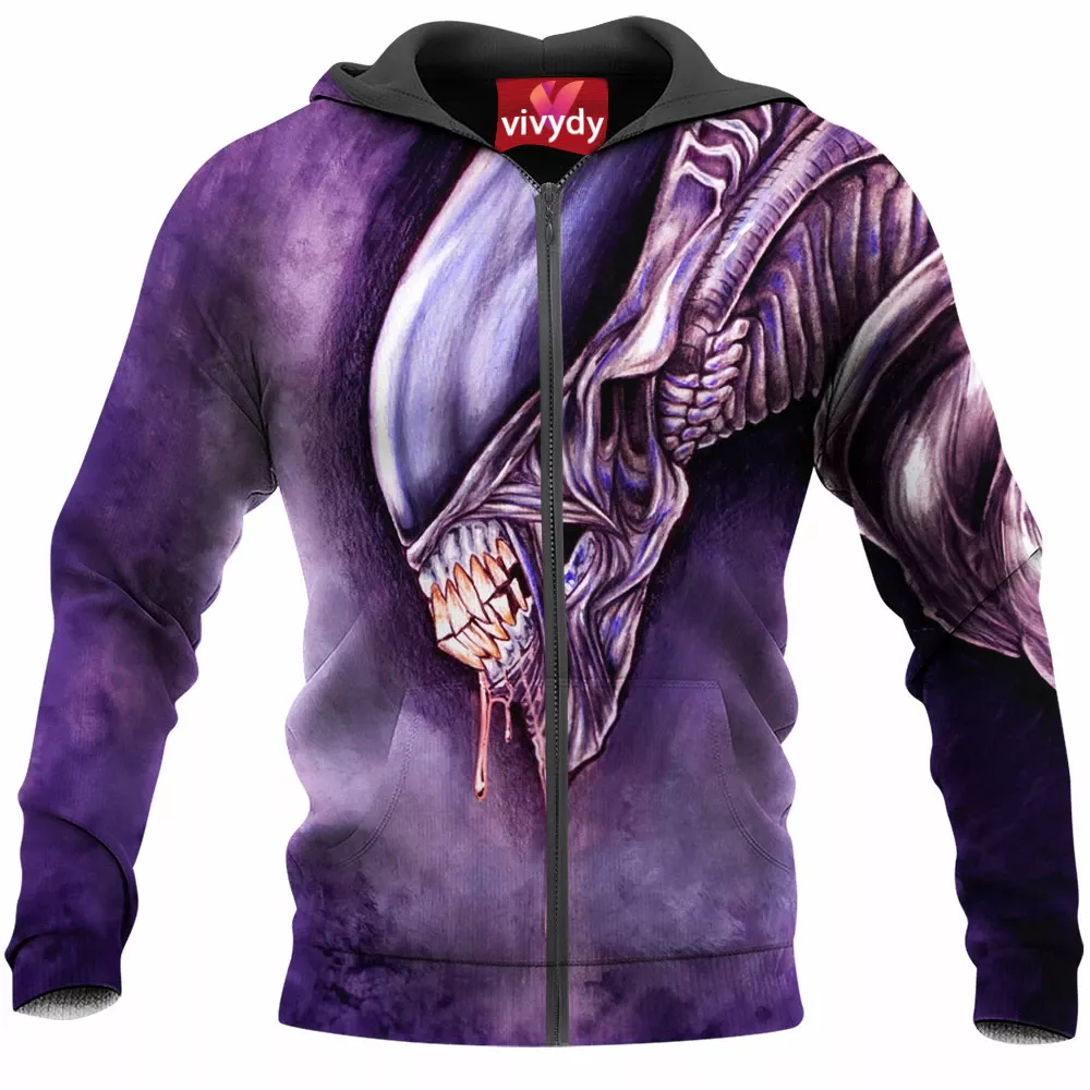 Xenomorph Zip Hoodie