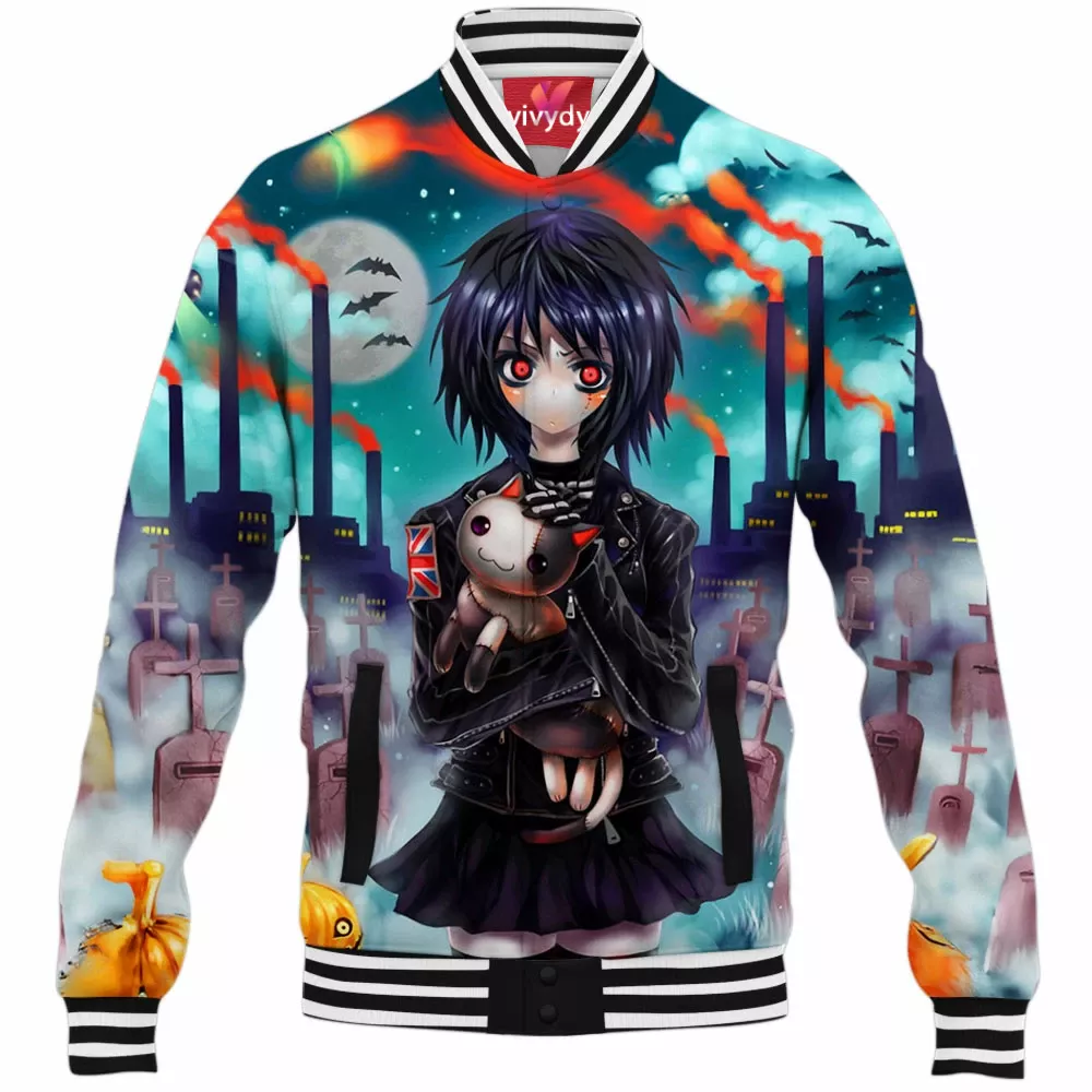 Anime Girl Baseball Jacket