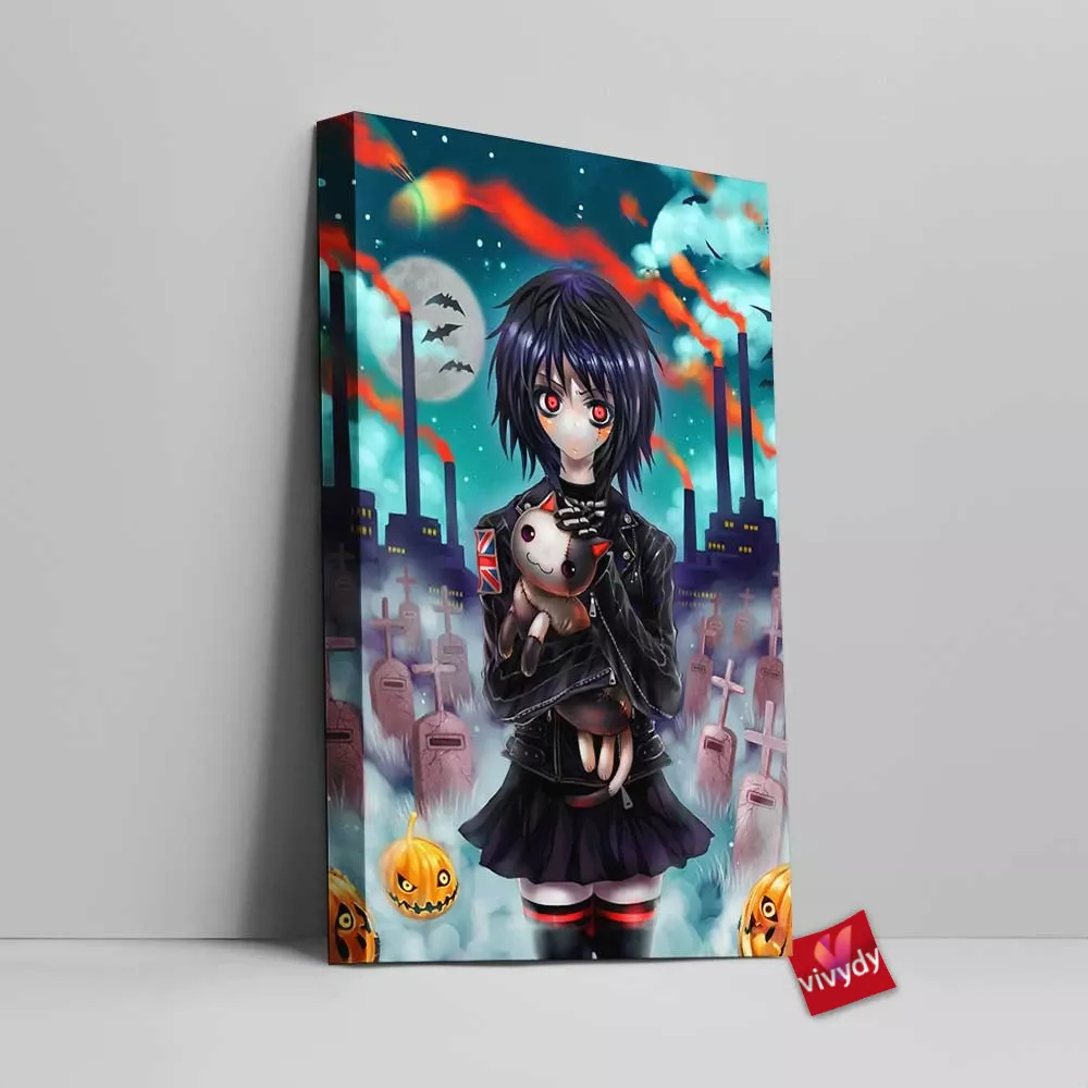 Anime Girl Canvas Wall Art