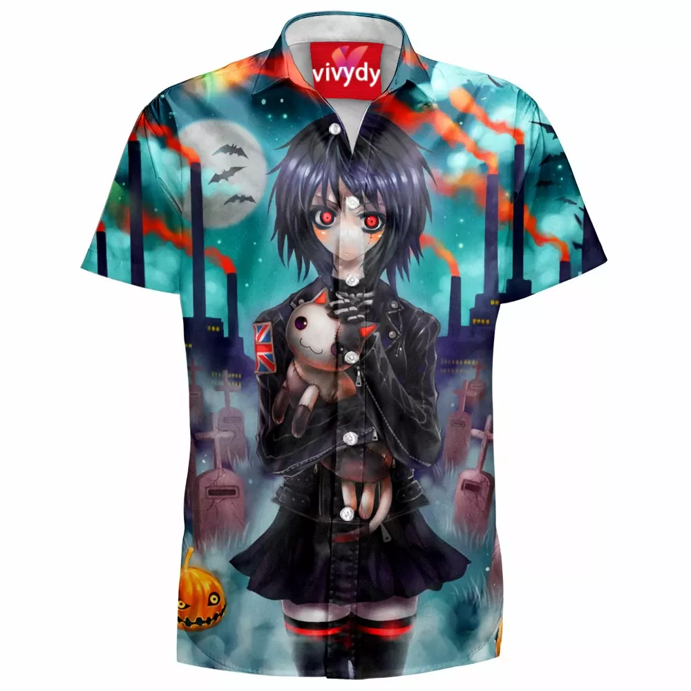 Anime Girl Hawaiian Shirt