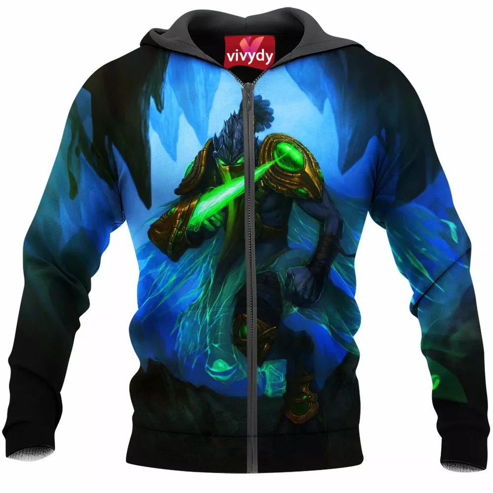 Zeratul Starcraft Zip Hoodie