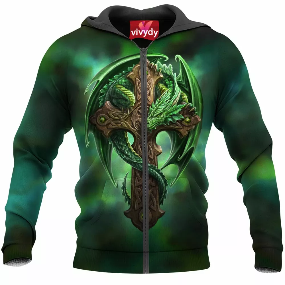 Guardian Dragon Zip Hoodie