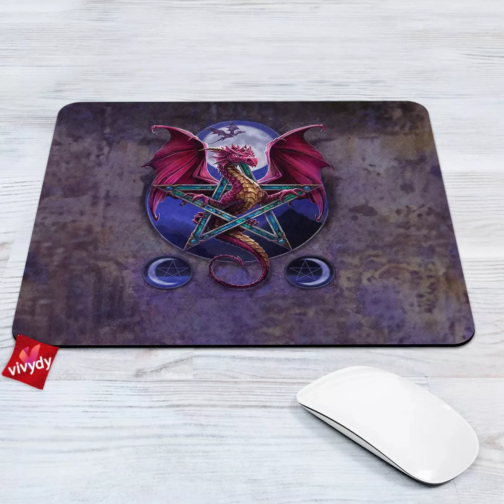 Lunar Magic Dragon Mouse Pad