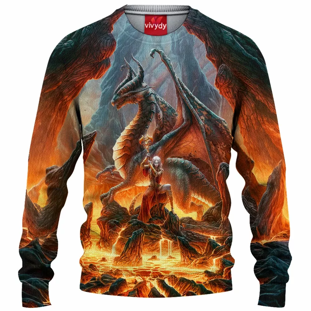 Dragon Mage Knitted Sweater