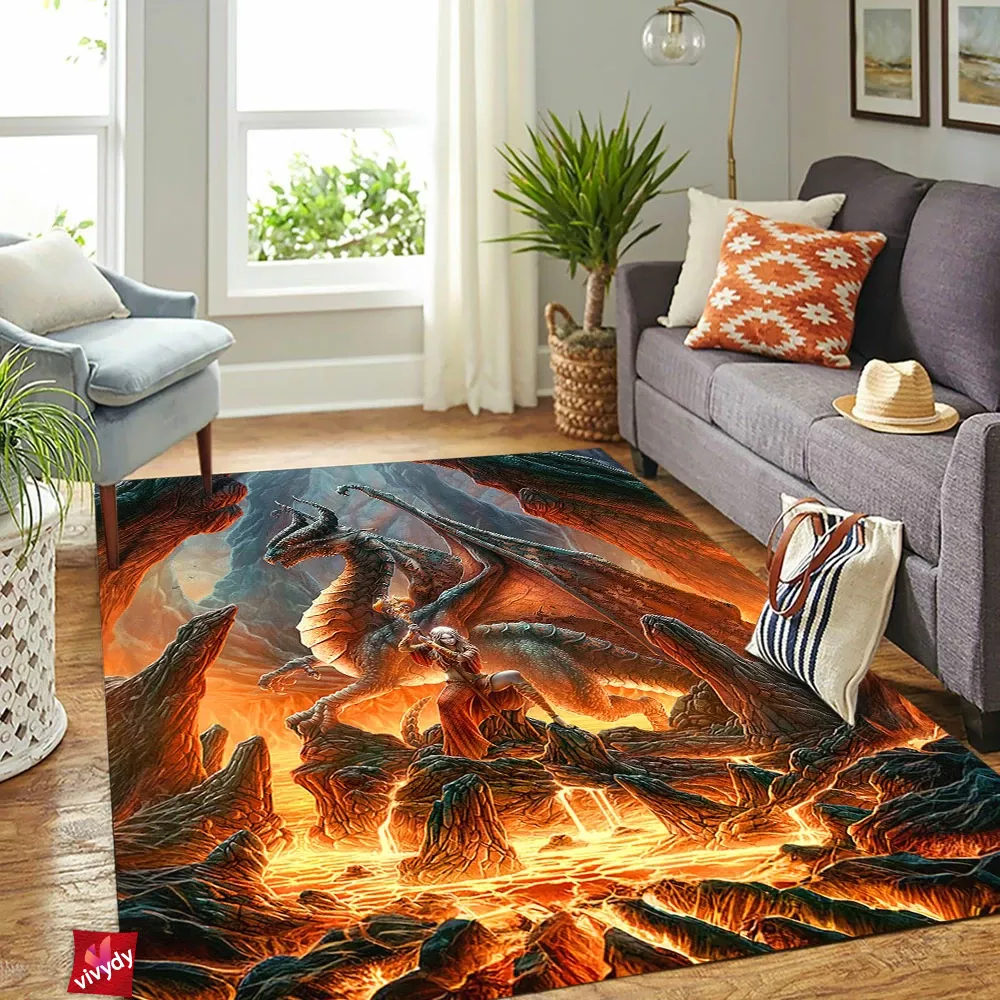 Dragon Mage Rectangle Rug