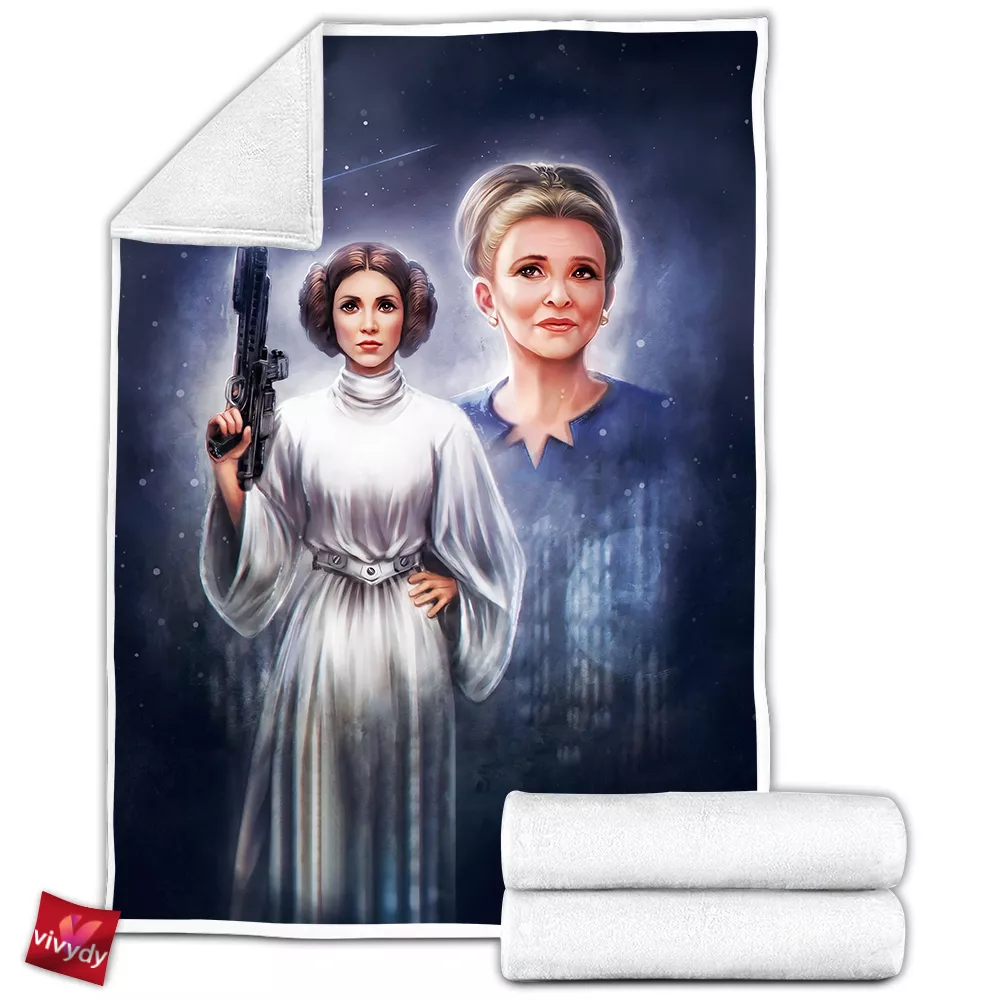 Princess Leia Fleece Blanket