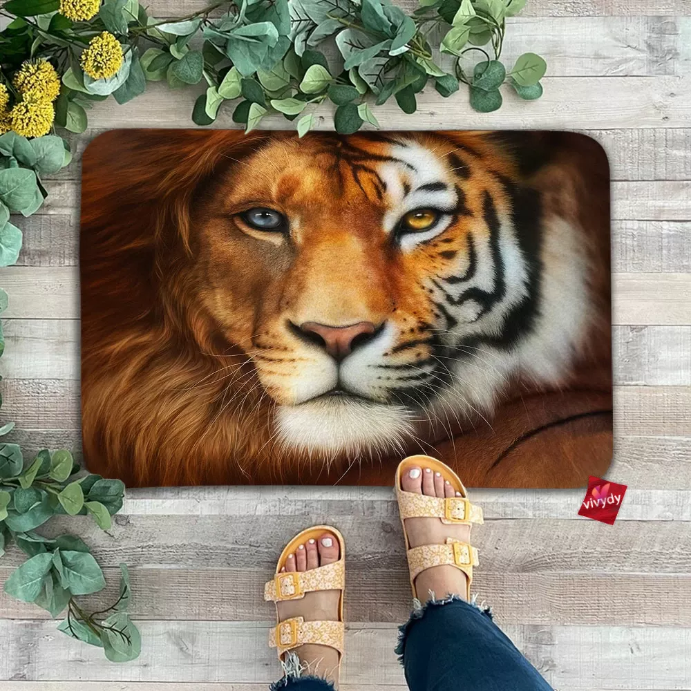 Lion And Tiger Doormat