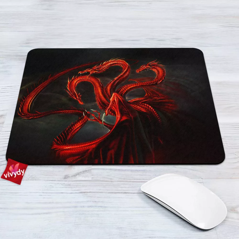 Fire And Blood Dragon Mouse Pad