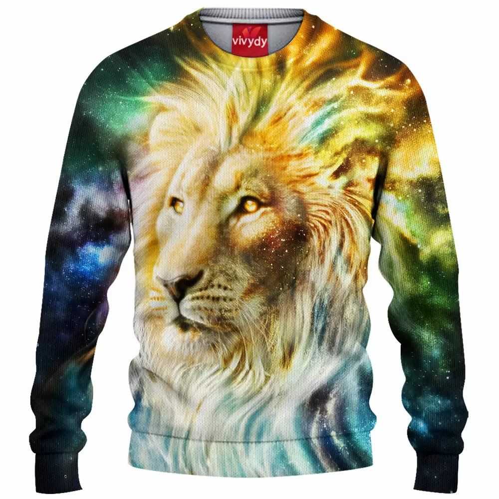 Galaxy Lion Knitted Sweater