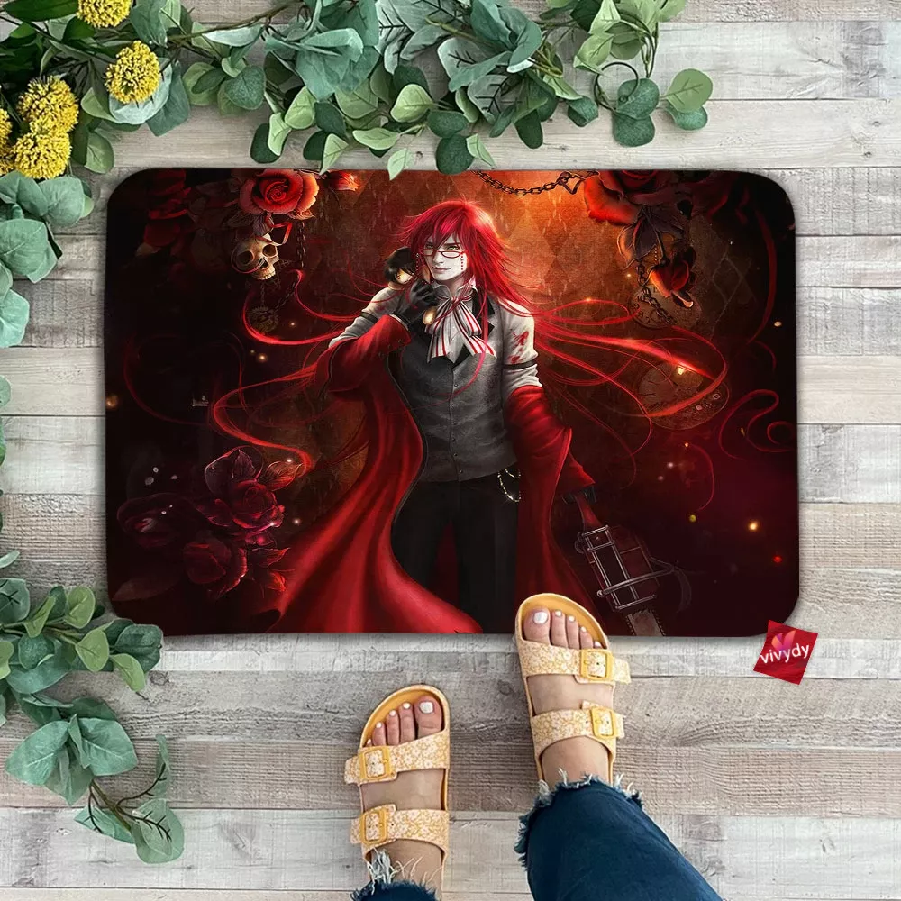 Black Butler Grell Sutcliff Doormat