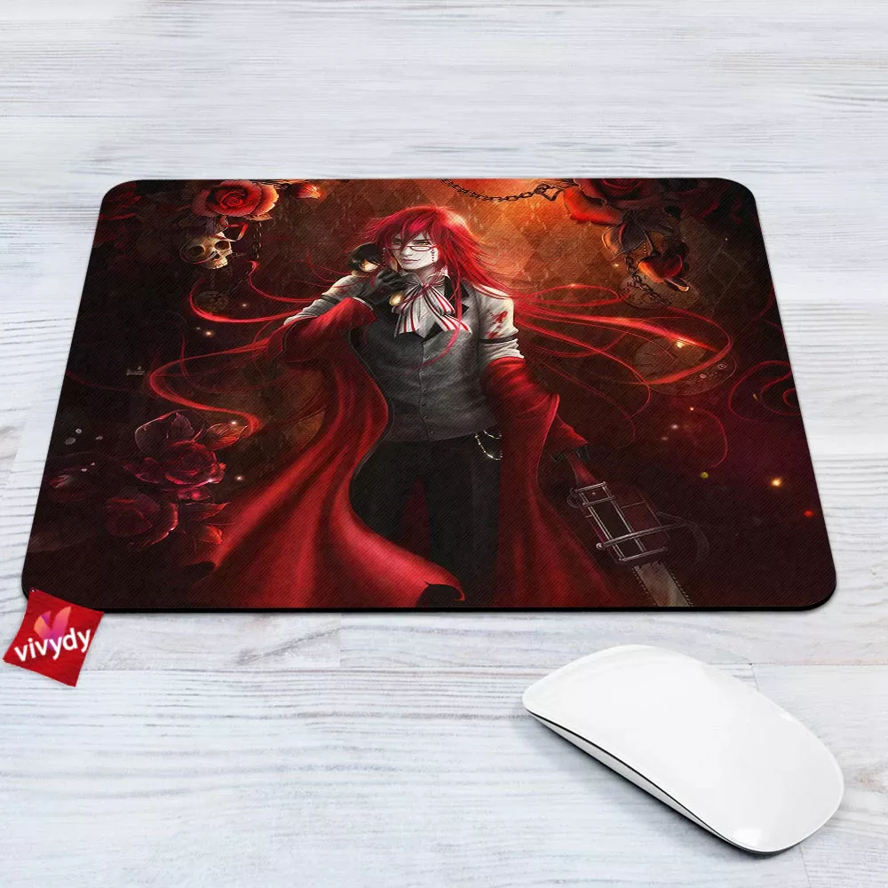 Black Butler Grell Sutcliff Mouse Pad