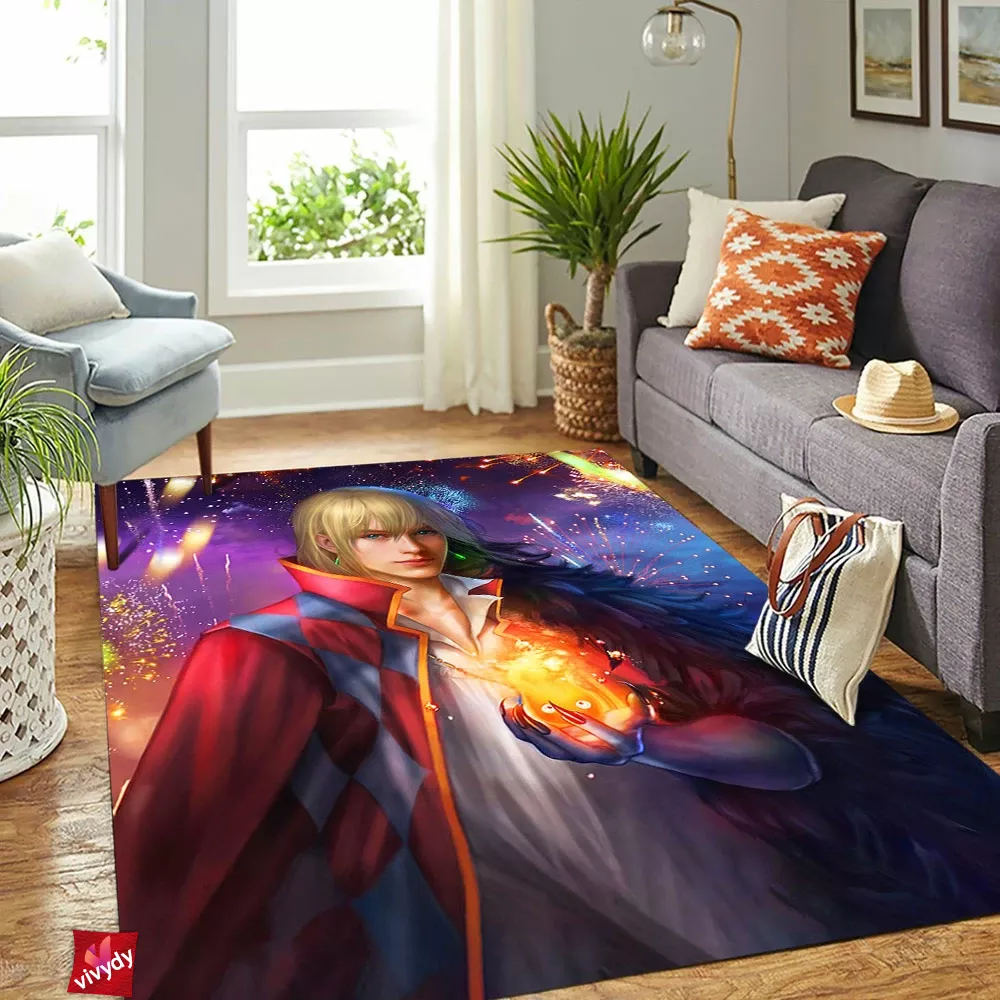 Howl’s Moving Castle Rectangle Rug