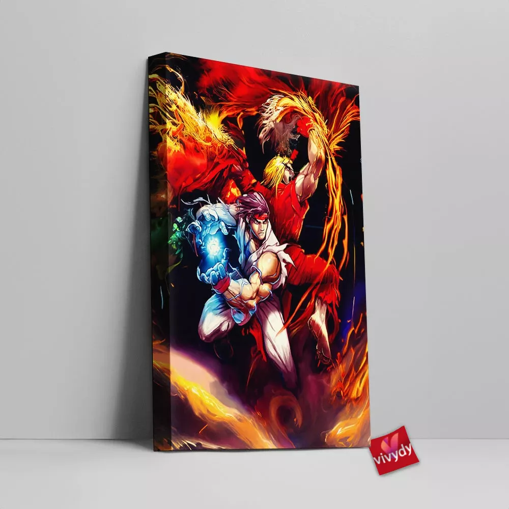 Hadoken Shoryuken Canvas Wall Art