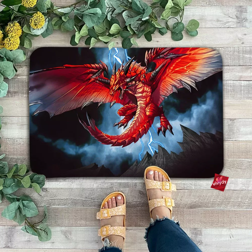 Red Dragon Doormat