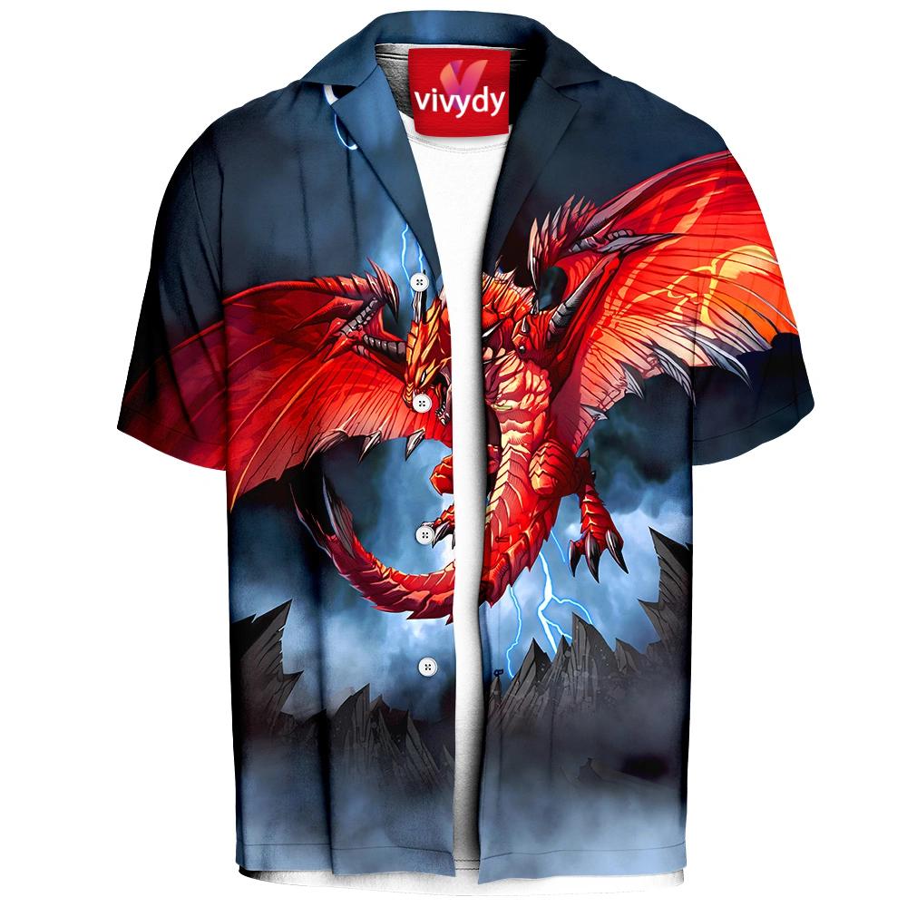 Red Dragon Hawaiian Shirt