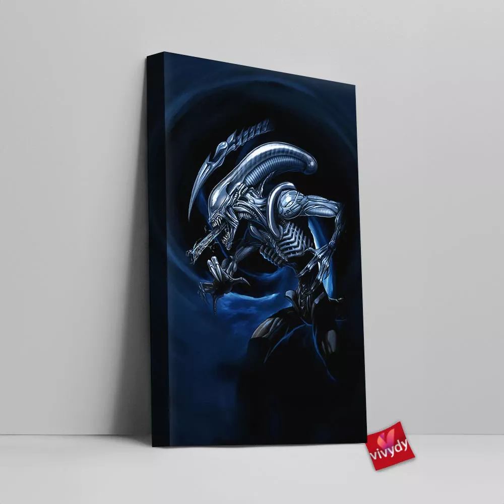 Alien Canvas Wall Art