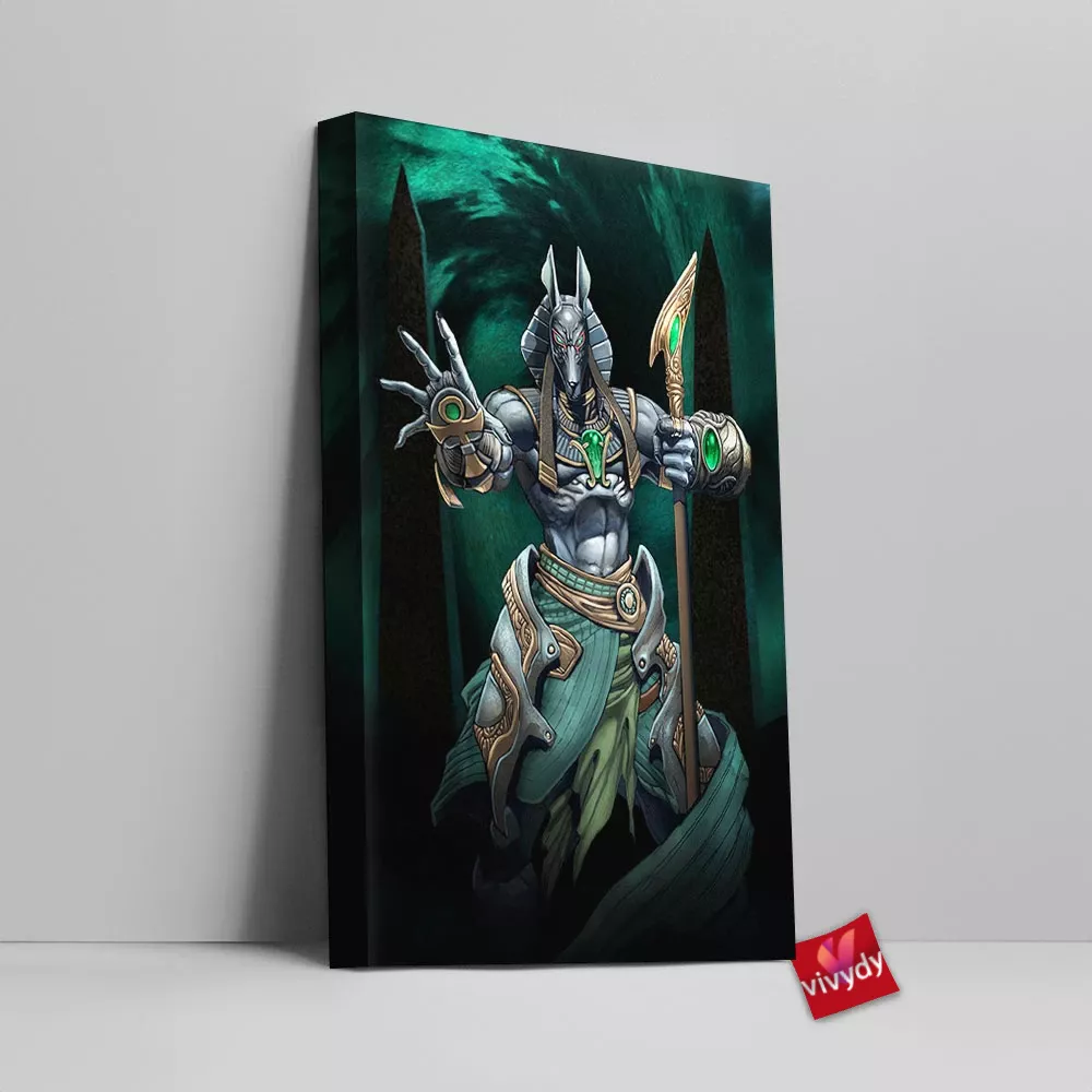 Anubis Canvas Wall Art